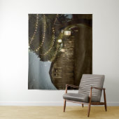 Tenture Rustic Grange Starry Mariage de nuit fond (En situation)