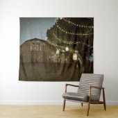 Tenture Rustic Grange Starry Mariage de nuit fond (En situation (horizontale))