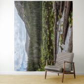 Tenture Rustic Lake // Lilly Pond Green Feuilles (En situation)