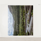 Tenture Rustic Lake // Lilly Pond Green Feuilles (Devant)