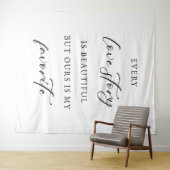 Tenture Rustic Wedding Backdrop Banner (En situation (horizontale))