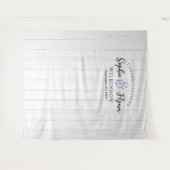 Tenture Rustique Blanc Grange Bois Mariage invité Booth ph (Devant (Horizontal))