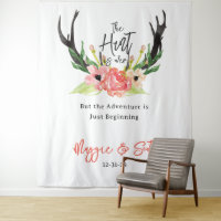 Rustique Floral Aquarelle Bohème La Chasse est Fin