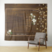 Tenture Rustique String éclaire Gold Arch Magnolia Mariage (En situation (horizontale))