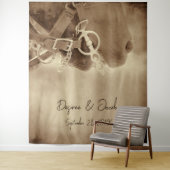 Tenture Rustique Western Brown Horse Photobooooooooooooth (En situation)