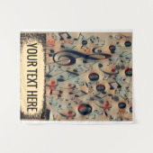 Tenture rythme vintage (Devant (Horizontal))