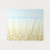 Tenture Sable et mer Calme Côté (Devant (Horizontal))