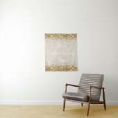 Tenture Sable Tan Blanc fond d'écran Anniversaire de fête  (En situation)