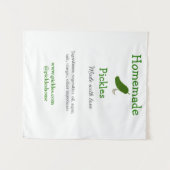 Tenture Sachets maison faits avec amour ajouter texte site (Devant (Horizontal))