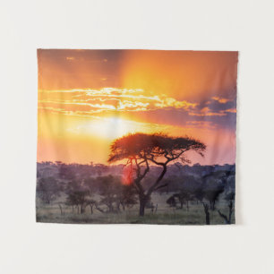 Tenture Safari dans le parc national du Serengeti