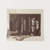 Tenture Safari Giraffe Wild Adventure Baby shower Contexte (Devant (Horizontal))