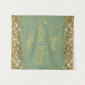 Tenture Sage Green Backdrop Anniversaire de fête Photo Boo (Devant (Horizontal))