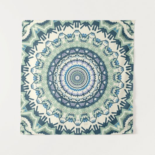 Tenture Sage Lavender Mandala (Devant (Horizontal))