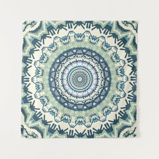 Tenture Sage Lavender Mandala (Devant)
