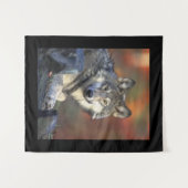 Tenture Sagesse du loup (Devant (Horizontal))