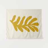 Tenture Sagrass Abstrait - Ochre #1 #wall #art (Devant (Horizontal))