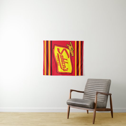 Tenture Sahlen wall tapestry  (En situation (horizontale))