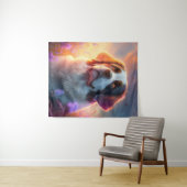 Tenture Saint Bernard Chien Animal Portrait Peinture Anima (En situation (horizontale))