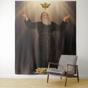 Tenture Saint Maron مَارُون Patron de l'Église maronite