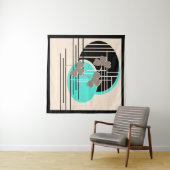 Tenture Saint Patrick, abstraction (En situation (horizontale))