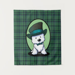 Tenture Saint Patrick Westie KiniArt