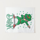 Tenture Saint Patrick's Day, Shamrock (Devant (Horizontal))