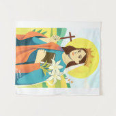 Tenture Sainte Catherine de Sienne (Devant (Horizontal))
