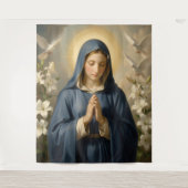 Tenture Sainte Mère de Dieu - Amour divin et protection (Devant)
