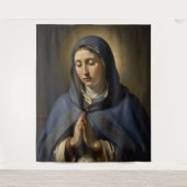 Tenture Sainte Mère de Dieu - Amour divin et protection (Devant)