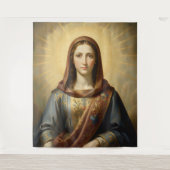 Tenture Sainte Mère de Dieu - Amour divin & Protection´6 (Devant)