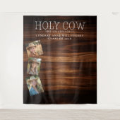 Tenture Sainte vache ! Arrière-plan photo de la graduation (Devant)