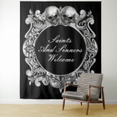 Tenture Saints Et Pécheurs Photo De La Fête D'Halloween (En situation)