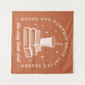 Tenture Saison d'épices des livres et des Citrouilles (Devant (Horizontal))
