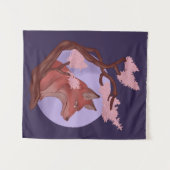 Tenture Sakura Fox (Devant (Horizontal))