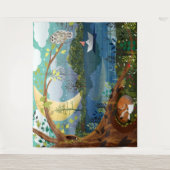 Tenture Salle pour enfants de Woodland Riverside (Devant)