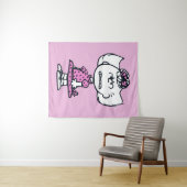 Tenture Sally en colère (En situation (horizontale))