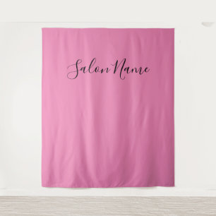 Tenture Salon de beauté noir rose d'affaires fond photo