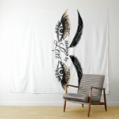 Tenture Salon Pretty Eyes Maquillage Cils Extensions (En situation (horizontale))