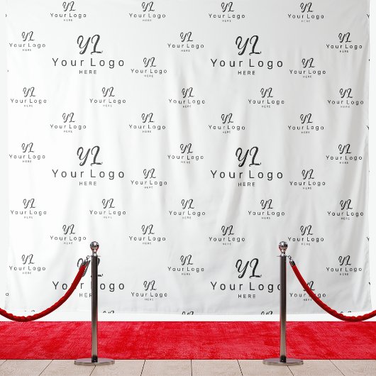 Tenture Salon professionnel blanc personnalisé