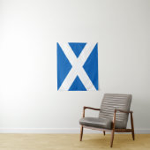 Tenture Saltire ~ Drapeau de l'Ecosse  (En situation)