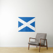 Tenture Saltire ~ Drapeau de l'Ecosse  (En situation (horizontale))