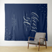 Tenture Salutations jusqu'à 50 ans | Fête d'anniversaire d (En situation (horizontale))