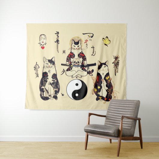 TENTURE SAMURAI CHAUSSURES EN SKULL, SKELETON, TATOS BOUTT (En situation (horizontale))