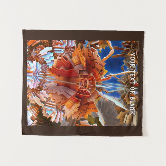 Tenture Samurai numérique (Devant (Horizontal))