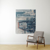 Tenture San Francisco Cityscape avec Skyline moderne (En situation)