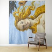 Tenture Sandro Botticelli - Naissance de Vénus Gros plan (En situation)