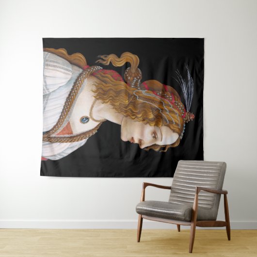 Tenture Sandro Botticelli - Portrait de Simonetta Vespucci (En situation (horizontale))