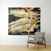Tenture Sandro Botticelli "Primavera - Les Trois Grâces"  (En situation (horizontale))