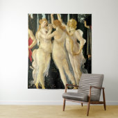 Tenture Sandro Botticelli "Primavera - Trois Graces" (En situation)