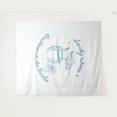 Tenture Sandy Toe & Bridesmaids Goals Enterrement de vie d (Devant (Horizontal))